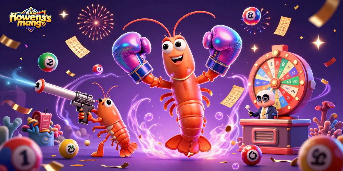 Experience the excitement of flowermangas with colorful gaming elements and vibrant characters in a lively casino scene.