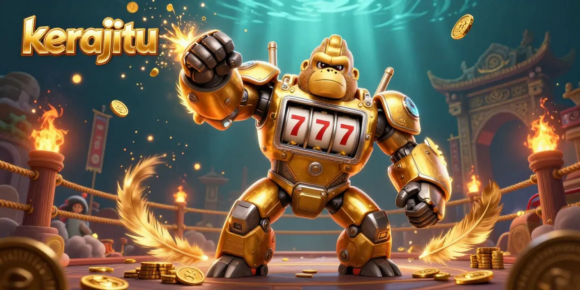 Engage in thrilling gameplay with kerajitu's golden mech and exciting gambling elements.